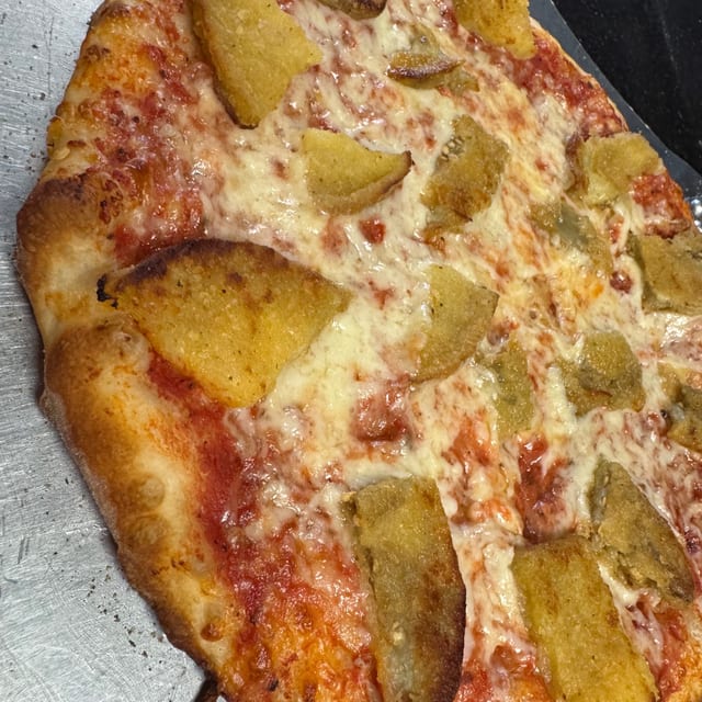 Eggplant Delight Pizza.