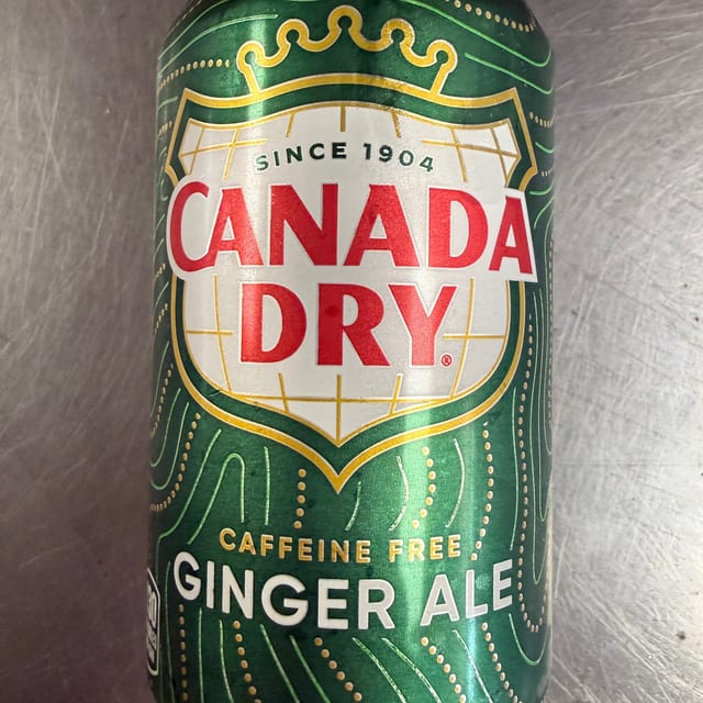 Ginger Ale Can.