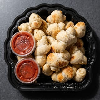 Bite Size Garlic Knots